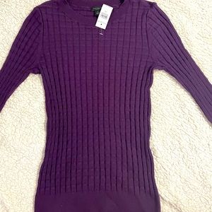 Ann Taylor Purple Pull Over Sweater NEW w/ tags